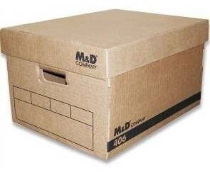 Caja Archivo Super Reforzada M & D 406 Cartón Corrugado X25
