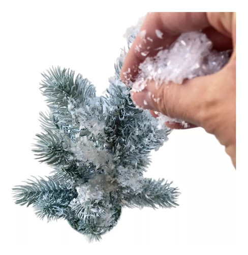 Floco De Neve Artificial Decorativo P/ Árvores De Natal -50g