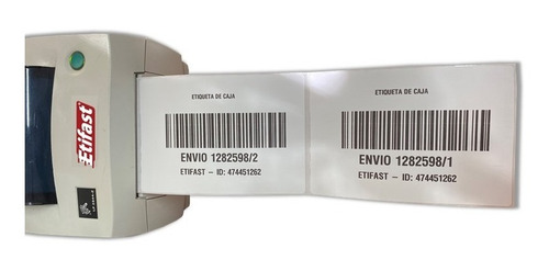 Imagen 6 de 7 de Etiqueta Térmica 102x152 Mm Paqueterías Guías Envíos C/300pz