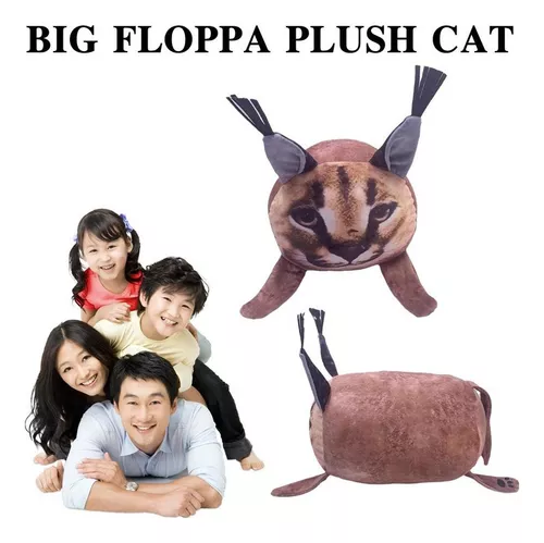 Big floppa plush brinquedo de pelúcia simulação gato travesseiro