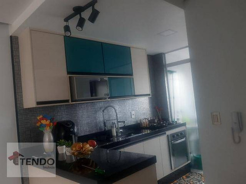 Imagem 13 de 15 de Cobertura Com 1 Dormitório À Venda, 83 M² Por R$ 320.000,00 - Jardim Haydee - Mauá/sp - Co0135