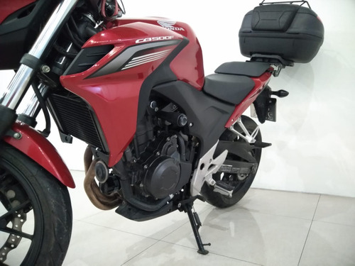Imagem 8 de 15 de Moto Honda Cb 500f Vermelha 2015 Es