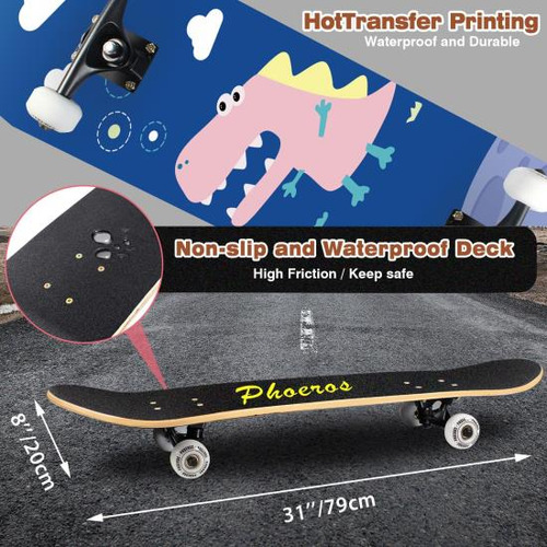 Patinetas Completas Diy (dinosaurio)