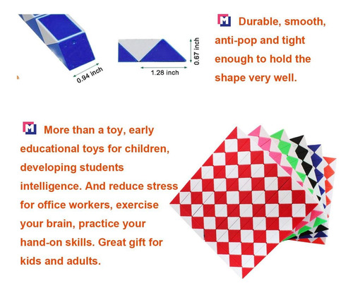 Puzle Mipartebo Magic Snake Cube Twist 144 Cajas