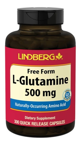 L Glutamina 500 Mg 300 Cápsulas