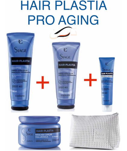 Sh.+cond.+masc.+booster+necessaire Hair Plastia Pro Aging