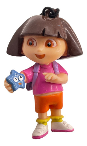 Dora La Exploradora Y Estrella Mini Figura 6cms Viacom 2003 (Usado)