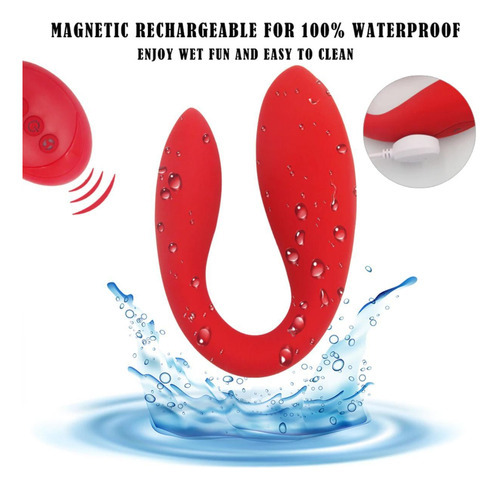 Vibrador recargable doble We Vibe con control
