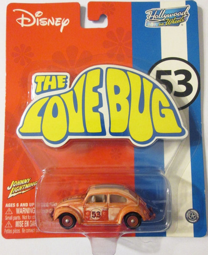 Johnny Lightning The Love Bug Herbie Ruedas De Goma E:1/64