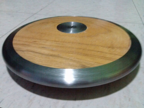 Disco De Lanzamiento De Disco 1,5 Kgs Madera Metal