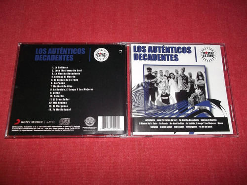 Los Autenticos Decadentes - Rock Latino Cd Imp Ed 2012 Mdisk