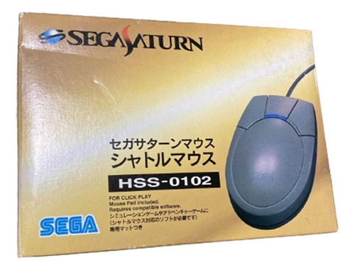 Kit Saturn Mouse C/caixa , Berço, Manual E Mouse Pad