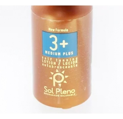 Imagen 2 de 11 de Locion Medium Plus X 3 Unidades Sol Pleno Bronceado Verano