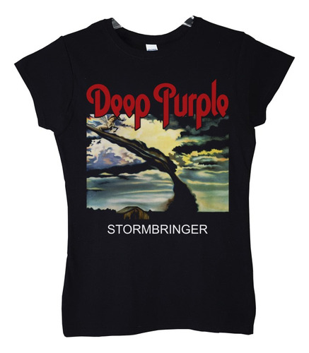 Polera Mujer Deep Purple Stormbringer Rock Abominatron