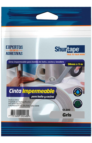 Cinta Impermeable Para Baño Y Cocina Ci-200  0 X 20 Rlls