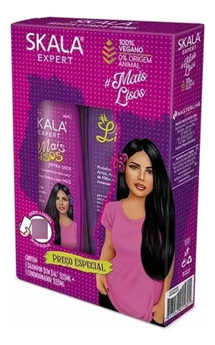 Skala Mais Lisos Shampoo Acondicionador Vegano Cabello Lacio