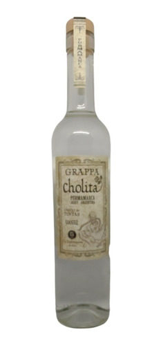 Grappa Cholita 500ml. Orujo De Tintas - Jujeña