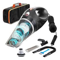 Comprar Mini Aspiradora De Mano Para Automóviles Marca Hepa Modelo A Negro