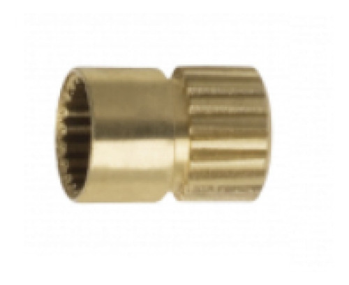 Ponteira Estria Interna Docol X Externa Deca 12mm Cor Amarelo