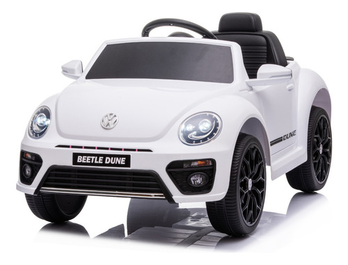 Mini Carro Infantil Elétrico Volkswagen Beetle Dune Branco