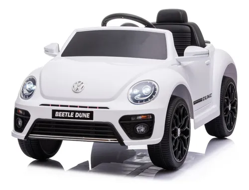 comprar Volkswagen Mini Carro Infantil Elétrico  Beetle Dune Branco
