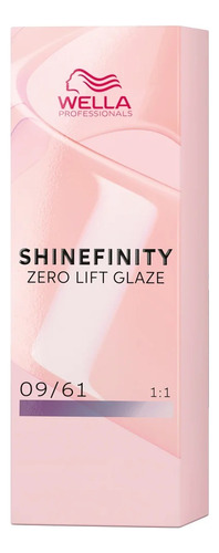  Tinte Wella Shinefinity Sin Amoniaco Cero Aclaracion Tono 09/61