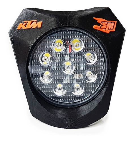 Imagen 1 de 3 de Faro Optica Led 3d Moto Ktm Exc 14/21 Solomototeam