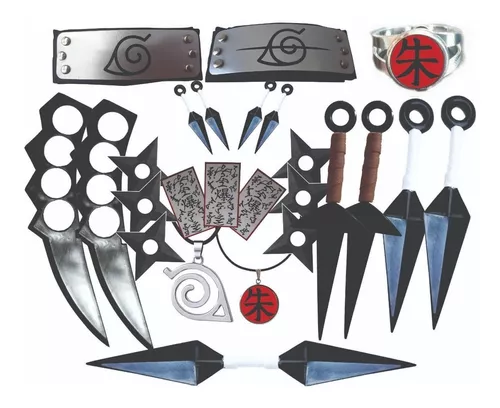 Kit Completo Kunai Do Naruto Kunais Shurikens Full Adeia da Folha Pop Ninja  Bandana Cosplay em Promoção na Americanas