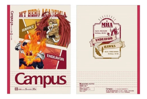 Cuadernos Campus My Hero Academia De Linea