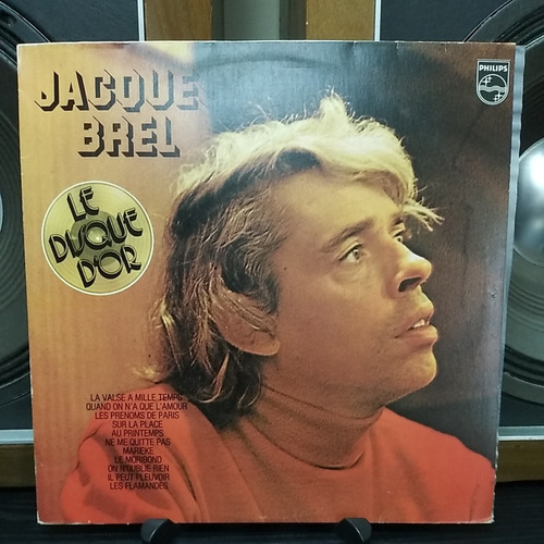 Lp Jacques Brel - Le Disque D'or - 1° Edição 1982 Brasil