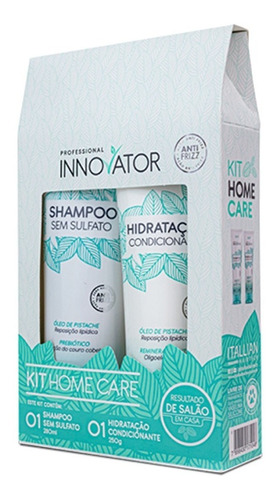 Kit Innovator Home Car 2pçs: Mascara Hidratação Condicionante 250ml  + Shampoo Sem Sulfato 280ml