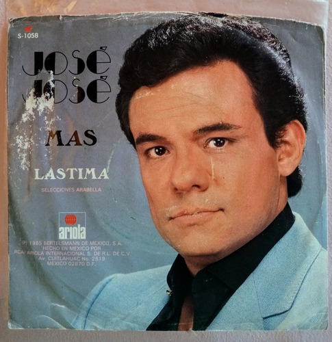 José José Mas Lástima Vinilo Ep 45 Rpm