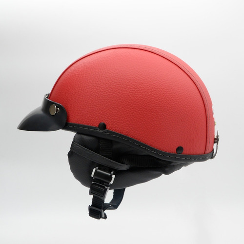 Capacete Coquinho Bike Skate Moto Scooter Elétrica Vermelho Cor Vermelho Tamanho M