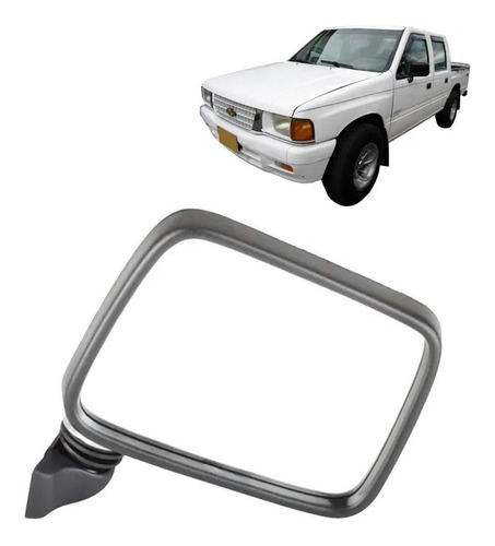 Espejo Puerta Cromado Der Para Chevrolet  Luv 1.6 1989 1992 