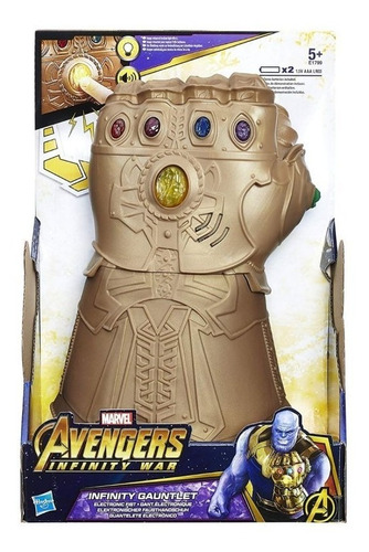 Guantelete Thanos Guante Luz Sonido Marvel Avengers Hasbro