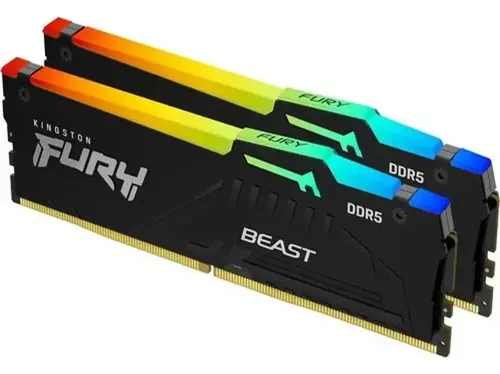 FURY Beast DDR5 メモリー 16GB×2 32GB Memória Kingston Fury Beast Rgb Ddr5 32gb 2x16gb Rgb 5600mhz