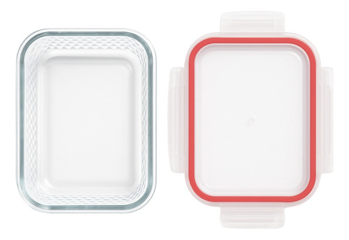 Kit 6 Pote Hermético Vidro Marmita Freezer Microondas 370ml