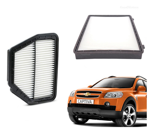 Set Filtros Chevrolet Captiva 2.0 2007/12 Aire + Polen