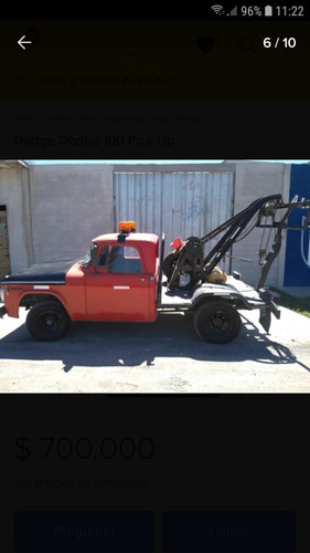 Imagen 12 de 12 de Grua Dodge D100 Modelo 80