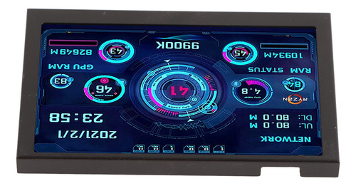Monitor De Datos De Cpu Para Pc, Usb C Tipo C De 5 Pulgadas
