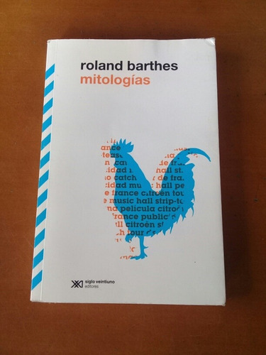 Libro Mitologías. Roland Barthes 