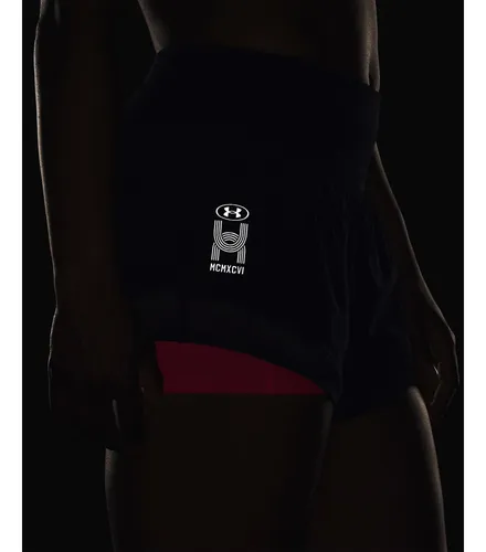 Short Mujer Under Armour Run Anywhere Short Negro