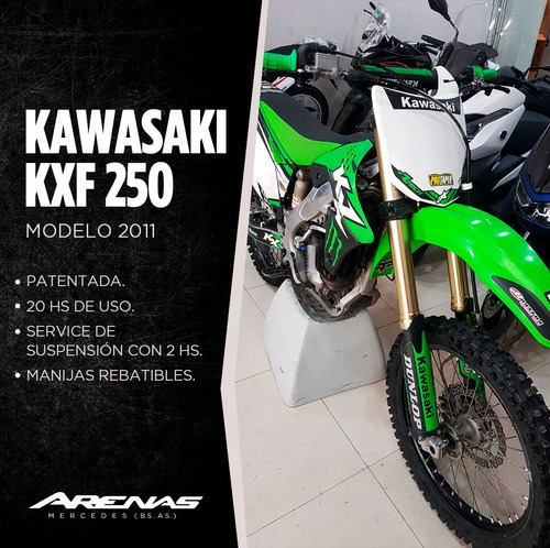 Kawasaki Kxf 250 2011!! Solo 20hs De Motor 2hs De Suspension