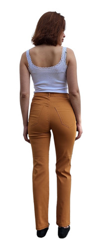 Pantalon Recto Melania  Bengalina Elastizada