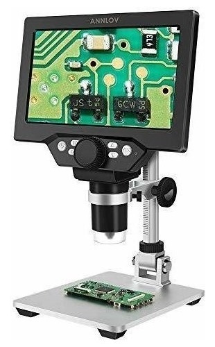 Microscopio Digital Lcd De 7 Pulgadas Annlov 1-1200x Usb Mag