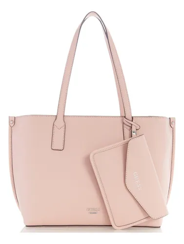 Bolsa Guess Factory Con 2 Asas Y Correa De Hombro Para Mujer Acabado de los  herrajes Niquel Color Rosa Color de la correa de hombro Rosa Diseño de la  tela Liso