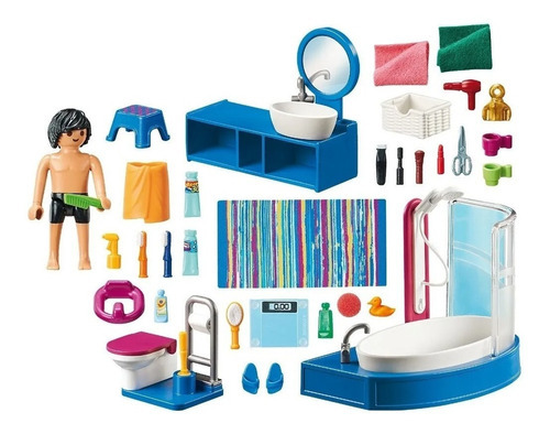 Playmobil Dollhouse Baño 51 Piezas Sharif Express 70211