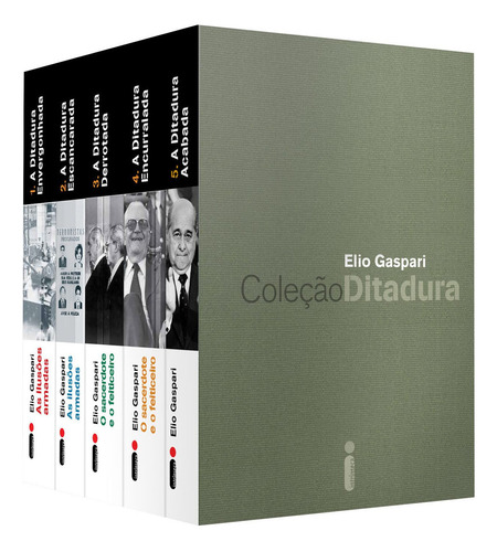 Box Coleção Ditadura, de Gaspari, Elio. Série Coleção Ditadura Editora Intrínseca Ltda., capa dura em português, 2016