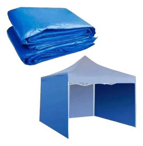 Lateral Toldo Azul 2x2 Avymaq