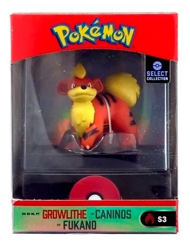 Pokemon Select Growlithe Figura De Coleccion Original